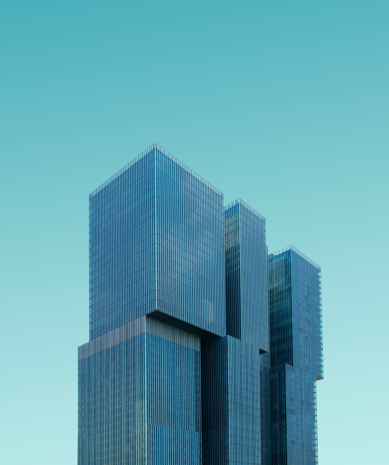Modern high-rise towers